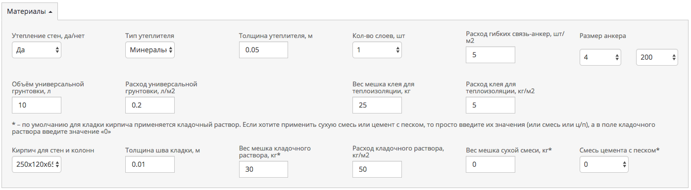 Материалы при отделке фасада кирпичом