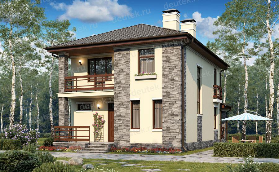 Цоколь из камня при отделке фасада штукатуркой